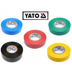 Лента изоляционная ПВХ 15 мм х 20 м х 0,13 мм (разные цвета) (YATO)
